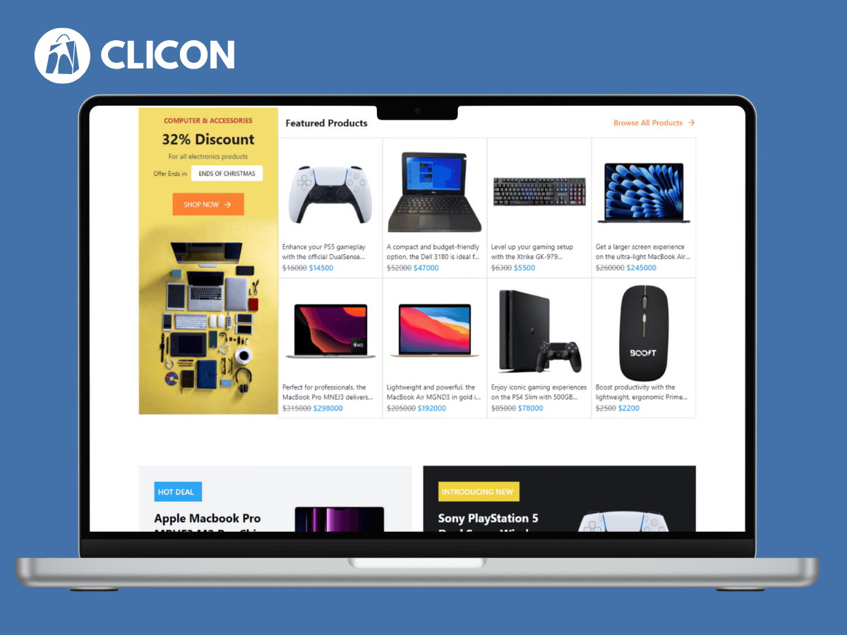 Clicon E-commerce thumbnail 2