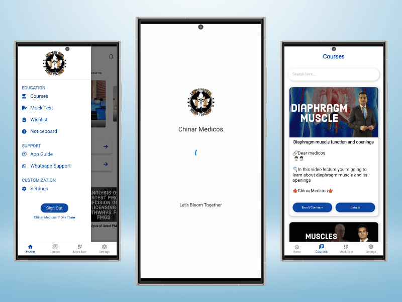 Chinar Medicos App full preview 1